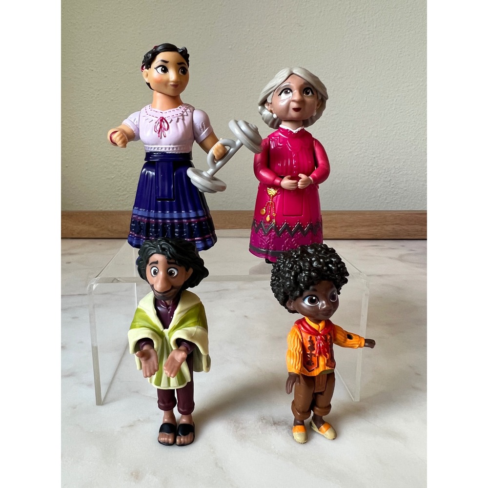 Disney Encanto Luisa Bruno Abuela Alma and Antonio Madrigal Toy Figure Topper